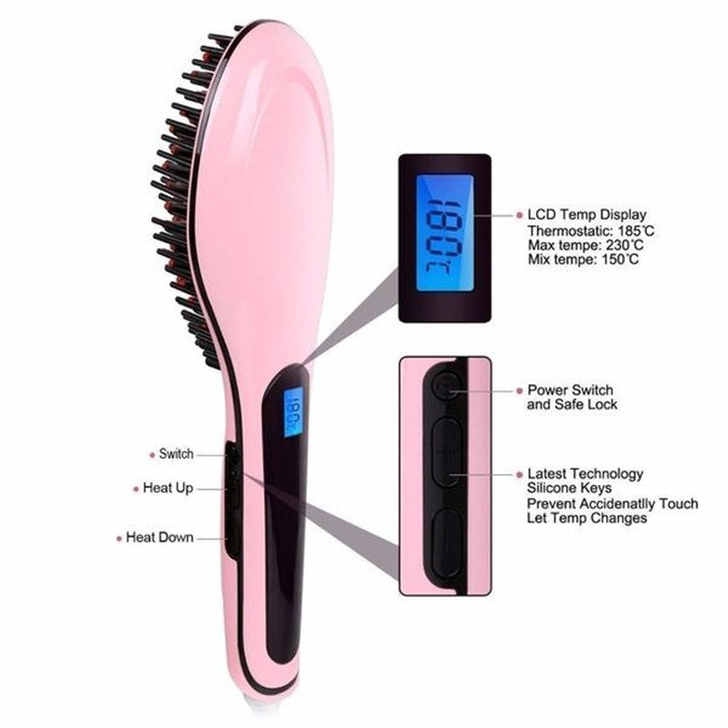 Paddle Brush Hair Straightener Paddle Brush Hair Straightener